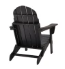 High Quality Outdoor Furniture Recycled and Eco-friendly Garden Chair Lifetime Folding HDPE Adirondack Chair