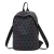 Import High Quality PU leather Geometric Women Backpack Luminous Mens Travel Shoulder Bag Rucksack from China