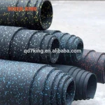 High Quality recycled gym rubber flooring / rubber gym flooring with factory price