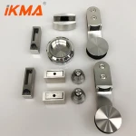 High quality shower room hardware frameless sliding glass door system