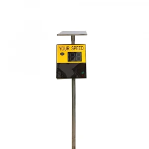 High quality solar traffic radar speed limit sign