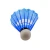 Import High quality sports training yellow blue brand outdoor nylon badminton shuttlecock from China