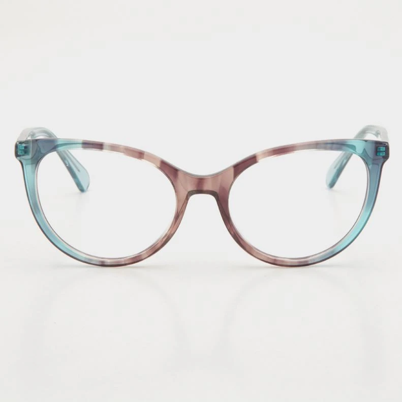 High Quality Spring Hinge Lady Acetate Optical frames Design Oval Eyeglasses frames Ladies Spectacles Frame