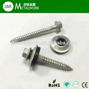 High Quality Stainless Steel self drilling screw with epdm washer