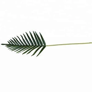 High Simulation Evergreen Palm Leaves Decorative Artificial Plant