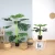 Import High Simulation Ornamental Plants Indoor Potted Turtle Leaf Variegated Monstera Deliciosa Monstera Artificial Plant from China