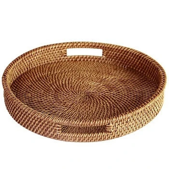 Home appliances High Quality Rattan Tray Made In VietNam/Natural Rattan Tray
