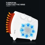 Home Mini Electric Heate Warm Air Fan Office Room Heaters Handy Air   Fan Heater
