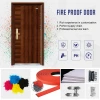 home position and finished surface finishing fire rated door steel doors