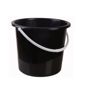 Home Supplies 9L Durable Black Household Car Wash Bucket