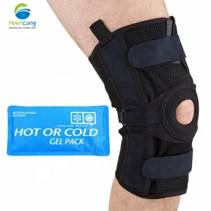 Hot Cold Pack for Knee Therapy Wrap Reusable Hot Cold Gel Bead Ice Knee Wrap