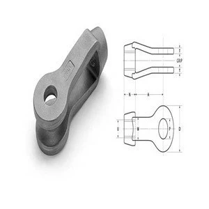 Hot Dip electric Galvanized clevis yoke For Power Fittings Accessories