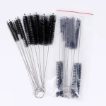 Hot Sale 12 Pack Nylon Straw Brush Bottle Cleaner Stainless Steel Straw Cleaning Brush Set