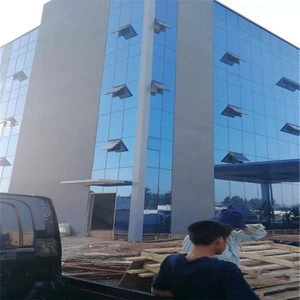 Hot sale cheap spider system double glazing frameless aluminium glass curtain wall cost per square metre