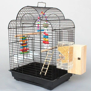 Hot sale factory supply iron metal large parrot cage front door bird cages for sale cheap A05