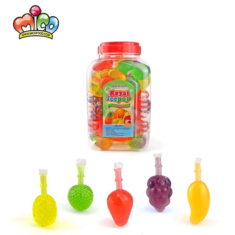 Hot Sale Fruity Assorted Fruit Shaped CC Pudding Jelly
