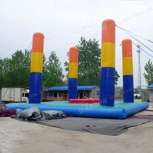 Hot sale inflatable cheap bungee jumping trampoline