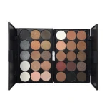 Hot sale ladies cosmetic eye art portable diy cardboard multi-colors shiny custom private label eyeshadow palette