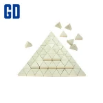 Hot sale learning resources hand manipulatives wooden toys 25x25x10mm wooden triangle shape
