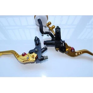 Hot sale motorcycle brake pump, master brake cylinder , motorcycle brake cylinder with hydraulic brake and adjustable lever.