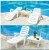 Import Hot sale Outdoor beach swimming pool sunbed plastic folding lounge chair beach chair from China