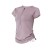 Import Hot sale ready made quick dry breathable material size fit short sleeve side drawstring design women yoga half zip top from China