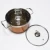 Import Hot sale stainless steel cooking pot cookware set 5pcs colourful nonstick pot set with steel cover from China