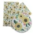 Import Hot sale vinyl fabric flower printed faux leather for handbag and clothes from China