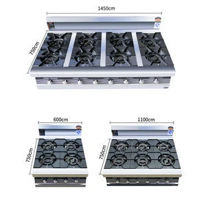 Hot Sales Kitchen Appliance 8 Burners Gas Stove