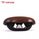 Hot Sell  Breathable brown Vacuum Bicycle Saddle Bicycle parts Bike Saddle with High Quality