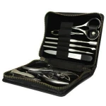 Hot Sell Manicure Pedicure Grooming Kit Set For Professional Finger & Toe Nail Care Scissors Clipper Case