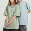 hot selling 16 color round neck t shirts 190gsm 100% cotton oversized basic style mens summer t-shirts