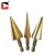 Import Hot selling 3pcs hss titanium coated step drill bit set with slide packing from China