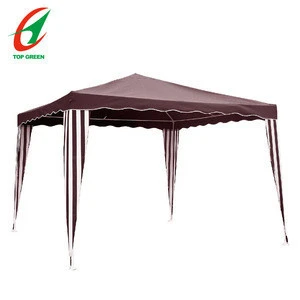 Hot selling 3x3 Polyester gazebo with two sidewalls