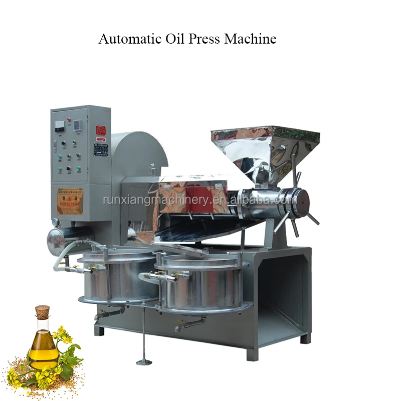 Hot selling automatic oil presser machine oil pressing machine with filter
