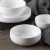 Import Hot selling matte white ceramic tableware from China