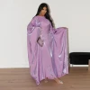 Hot Selling Plus Size Ramadan Kaftan Abaya With Inside Belt Dubai Abaya 2024 Glitter Butterfly Abaya Women Muslim Dress