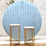 Hot-selling velvet circle wedding stage backdrop, decorated birthday party balloon.