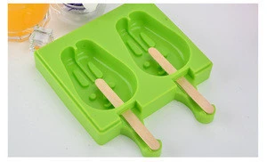 Household hot sale lovely 3D DIY silicone ice cream ball maker mold for ice cream tool