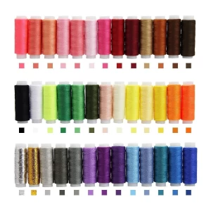 Household Polyester Thread Sewing Thread Box Set Sewing Accessories 39 Spools Sewing Thread Set