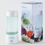 Hydrogen generator water bottle blue pocket made in Japan for anti aging