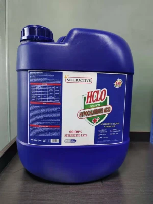 Hypochlorous acid disinfectant