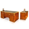I shape classic luxurious Wooden gloss  President office furniture executive desk office table CEO office desks 0828