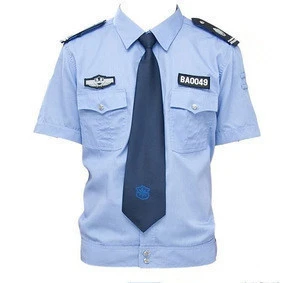 iGift Custom Security Guard Uniforms For Men 100% Cotton Guard Uniform Shirts