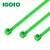 Import IGOTO factory price 150mm zip tie nylon 66 green plastic cable ties from China