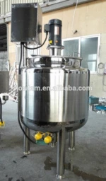 industrial chemical stainless steel liquid mixing tank, liquid detergent production equipment