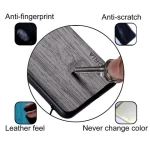 Industrial style PU leather skin Hard PC Soft TPU camera protection cover case for Samsung Galaxy S22 Ultra S22 plus
