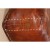 Import Industrial Style Tan Color Leather Puff Stool / Ottomans from India
