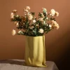 INS Hand-made Ceramic Vase Flowers Modern Home Office Decor of Creative Floral Composition Living Room Ornament Ceramics Vase