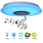 Inteligence and residential 24W Bluetooth APP Speaker LED ceiling light